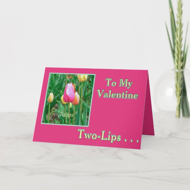 MISSING YOU ON VALENTINE'S DAY HOLIDAY CARD (Front)