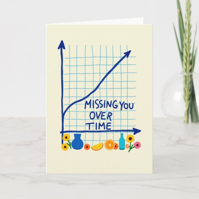 Missing You Over Time Graph Card (Front)