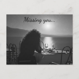 Missing you Postcard
