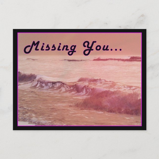 Missing You Postcard (Front)