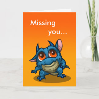 "Missing you..." Proo Dragon Card