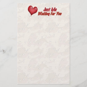 Missing You Stationery