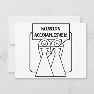 "Mission Accomplished" Marriage (homosexual)