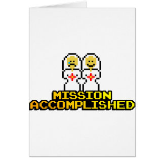 "Mission Accomplished" Marriage (Lesbian, 8-bit)