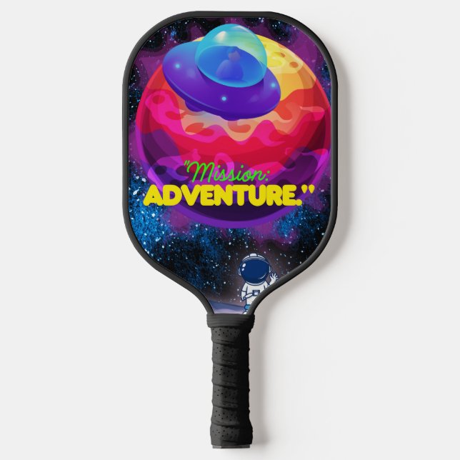 MISSION AND ADVENTURE PICKLEBALL PADDLE (Front)