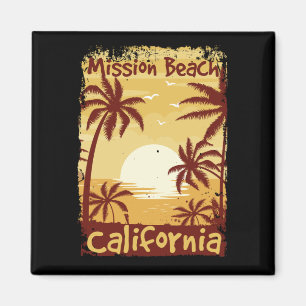 Mission Beach California Magnet