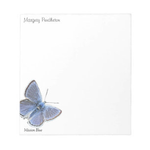 Mission Blue Butterfly Notepads