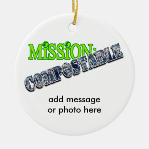 Mission: COMPOSTABLE Ceramic Tree Decoration
