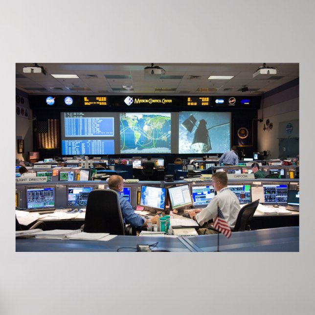 Mission Control Centre Poster (Front)