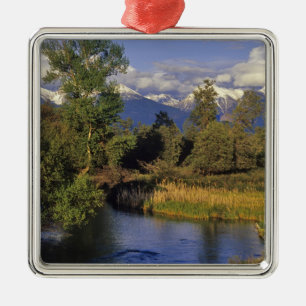 Mission Creek runs through the National Bison Metal Tree Decoration