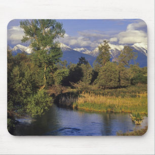 Mission Creek runs through the National Bison Mouse Pad
