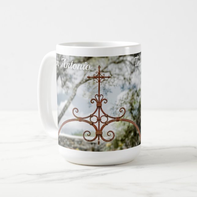 Mission Espada, Symbolism, Coffee Mug (Front Left)