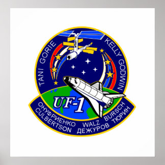 Mission Patch of NASA STS-108 Shuttle Poster