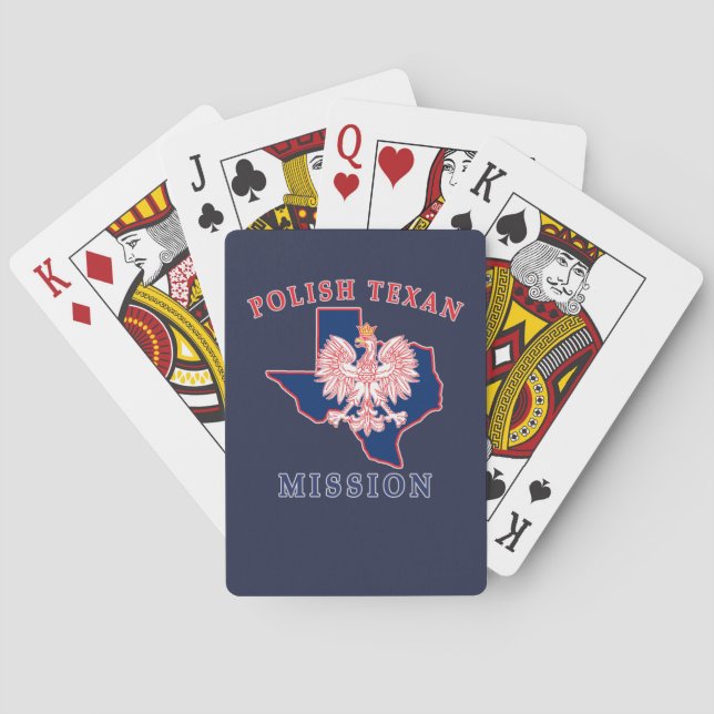 Mission Polish Texan Playing Cards (Back)