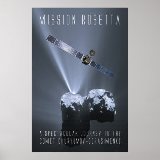 Mission Rosetta - Tribute to a spectacular Journey Poster