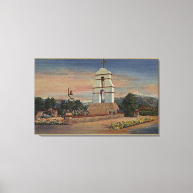 Mission San Bernardino Asistencia Canvas Print (Front)
