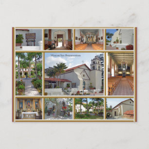 Mission San Buenaventura Postcard