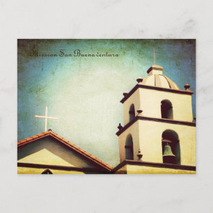Mission San Buenaventura Postcard