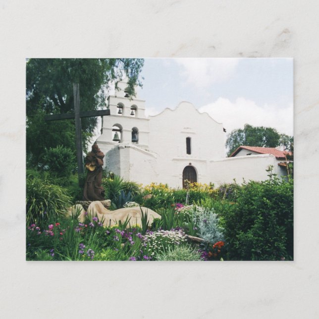 Mission San Diego de Alcala Postcard (Front)