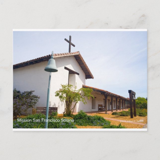 Mission San Francisco de Solano CA Products Postcard (Front)