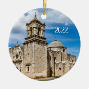 Mission San Jose, San Antonio, Ceramic Tree Decoration