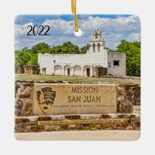 Mission San Juan 2, Ceramic Ornament