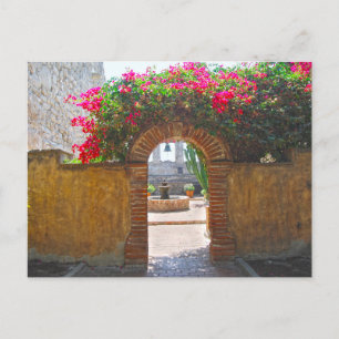 Mission San Juan Capistrano Courtyard Archway  Postcard