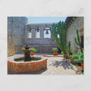 Mission San Juan Capistrano Courtyard  Postcard