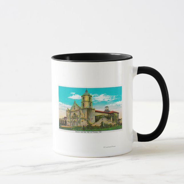 Mission San Luis, Rey de FranciaOceanside, CA Mug (Right)