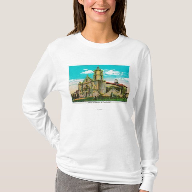 Mission San Luis, Rey de FranciaOceanside, CA T-Shirt (Front)
