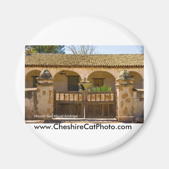 Mission San Miguel Arcángel California Products Magnet (Front)