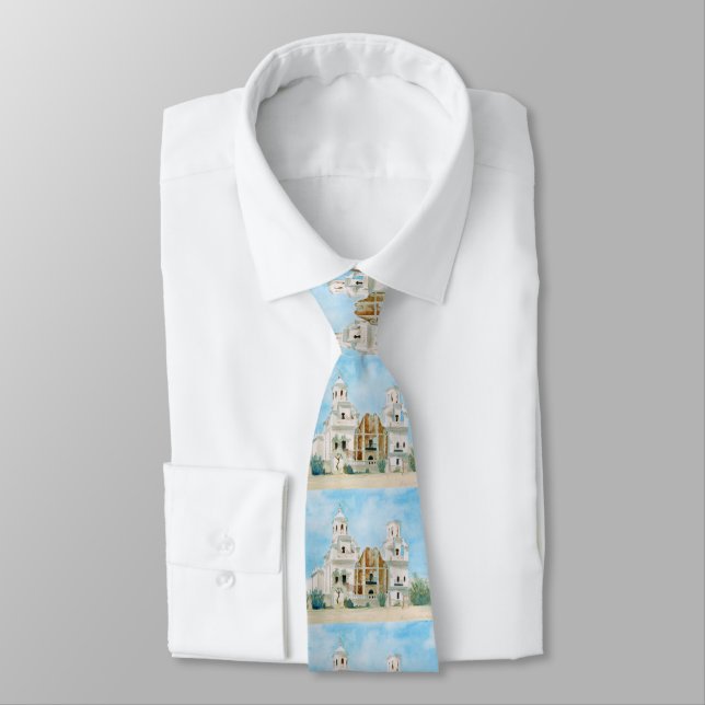 Mission San Xavier del Bac Tie (Tied)