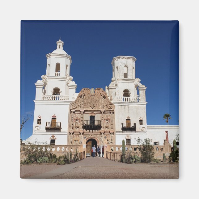 Mission San Xavier Del Bac, Tucson AZ Magnet (Front)