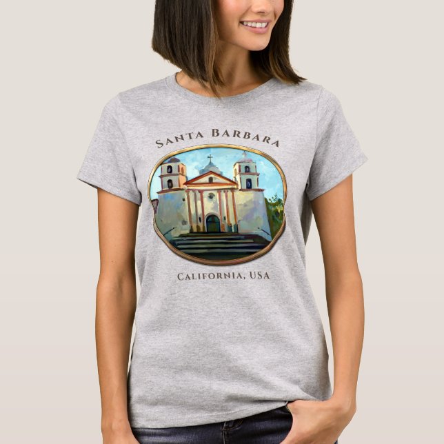 Mission Santa Barbara, CA T-Shirt (Front)