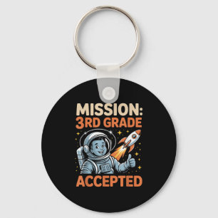 Mission Third 3rd Grade Accepted Astronaut Back To Key Ring
