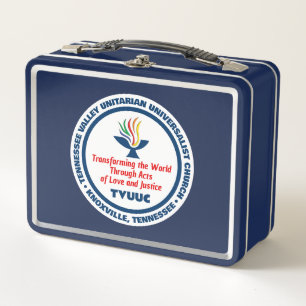Mission - Transform World - Love and Justice Metal Lunch Box