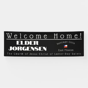 Missionary Welcome Home Custom Banner Homecoming