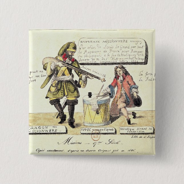 Missions of the 17th Century 15 Cm Square Badge (Front)