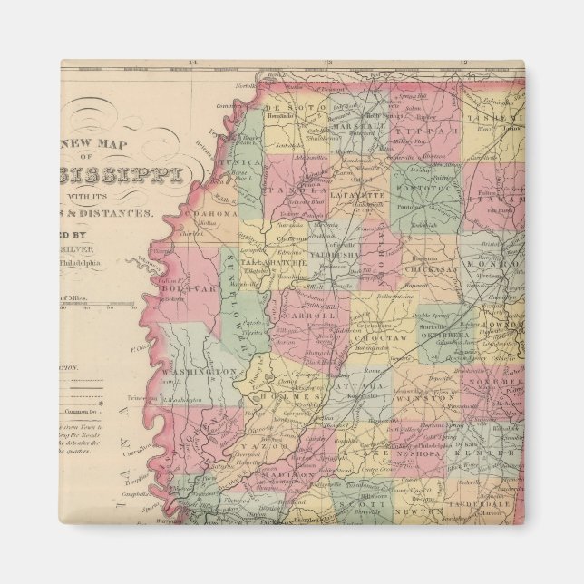 Mississippi 2 magnet (Front)