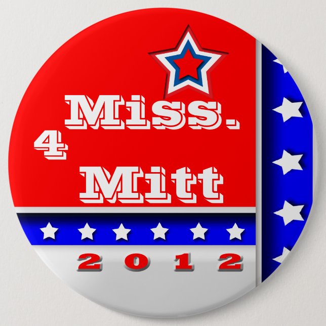Mississippi 6 Cm Round Badge (Front)