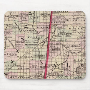 Mississippi and Alabama Mouse Pad