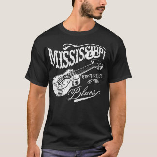 Mississippi Birthplace Of The Blues Acoustic T-Shirt
