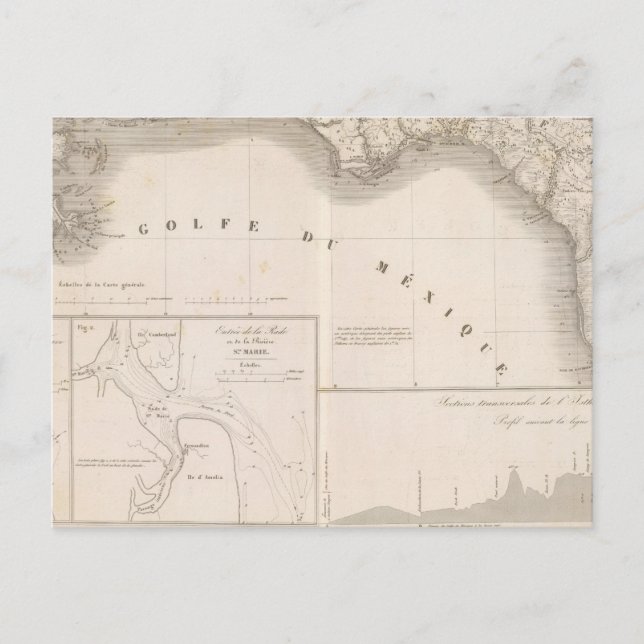 Mississippi canal delta postcard (Front)