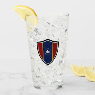 Mississippi flag glass
