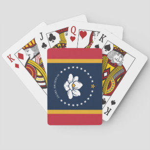 Mississippi Flag - New Magnolia Flag Playing Cards