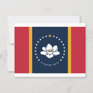 Mississippi Flag Postcard