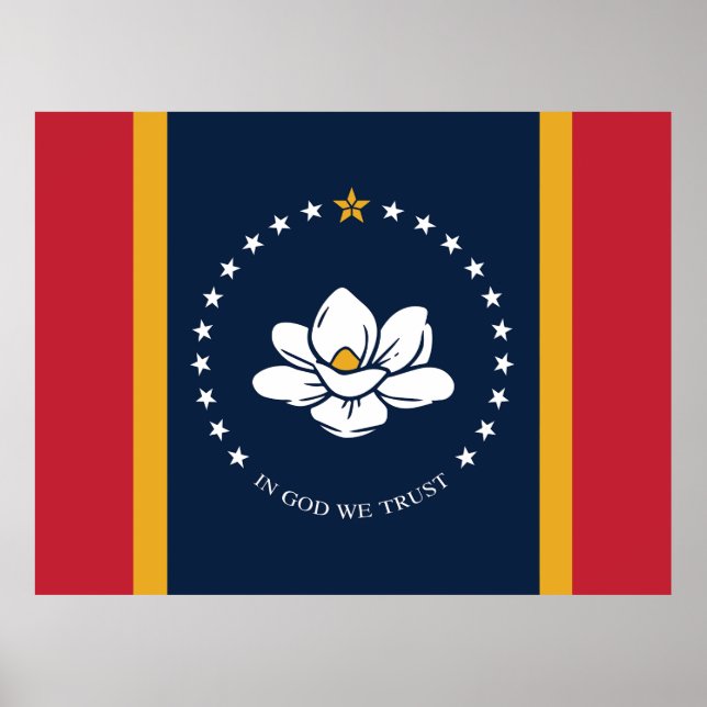 Mississippi Flag  Poster (Front)