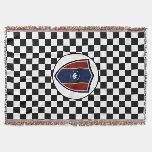 Mississippi flag throw blanket (Front)