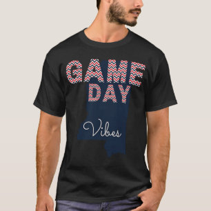 Mississippi Football Game Day Vibes Fall Tailgate T-Shirt