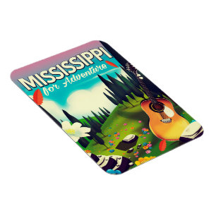 Mississippi For adventure Magnet